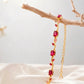 Elegant Ruby Stone Bracelet