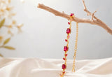 Elegant Ruby Stone Bracelet